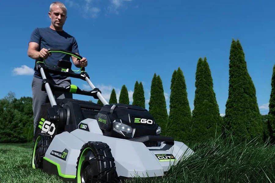 battery self propelled lawn mowers