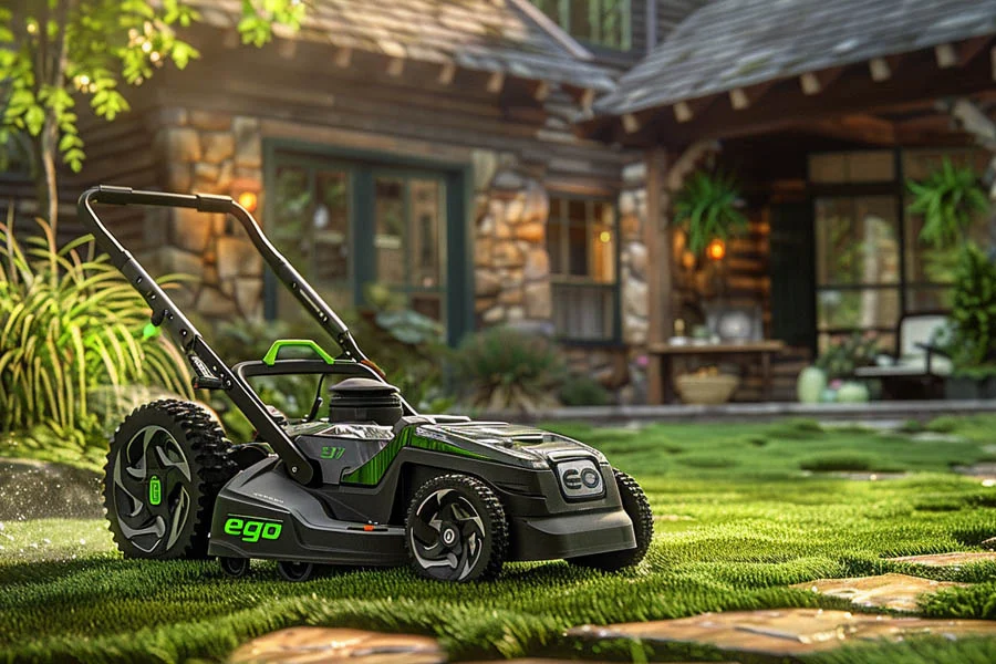 battery powered lawn mower